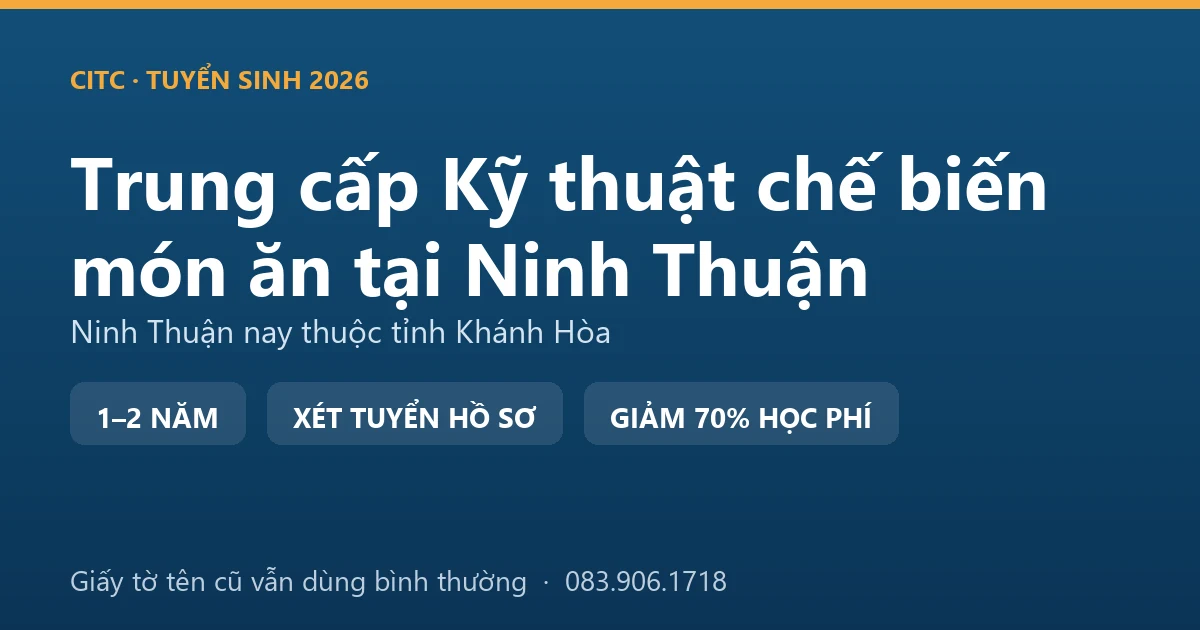 Học viên trung cấp Kỹ thuật chế biến món ăn tại Ninh Thuận chế biến món từ thịt dê cừu
