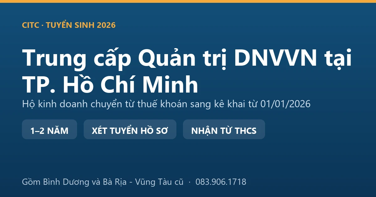 Chủ hộ kinh doanh tại TP. Hồ Chí Minh đối chiếu sổ sách doanh thu sau khi chuyển từ thuế khoán sang kê khai
